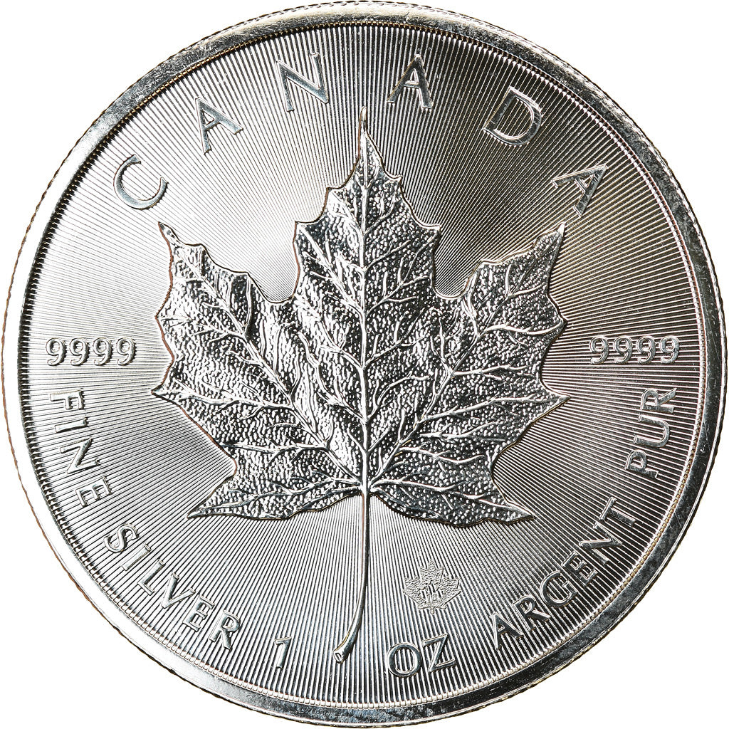 Monnaie, Canada, Maple Leaf, 5 Dollars, 2018, Bullion, FDC, Argent, KM:1601