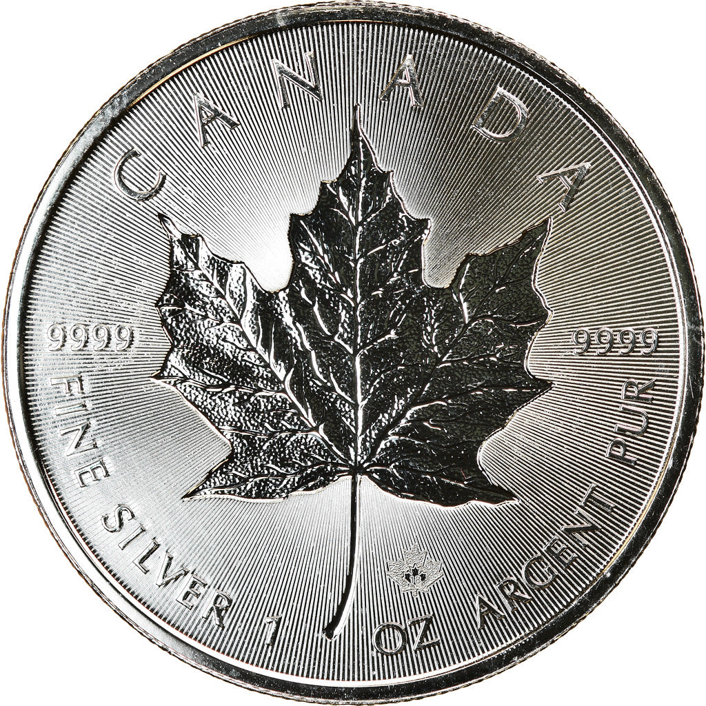 Münze, Kanada, Maple Leaf, 5 Dollars, 2018, Bullion, STGL, Silber, KM:1601