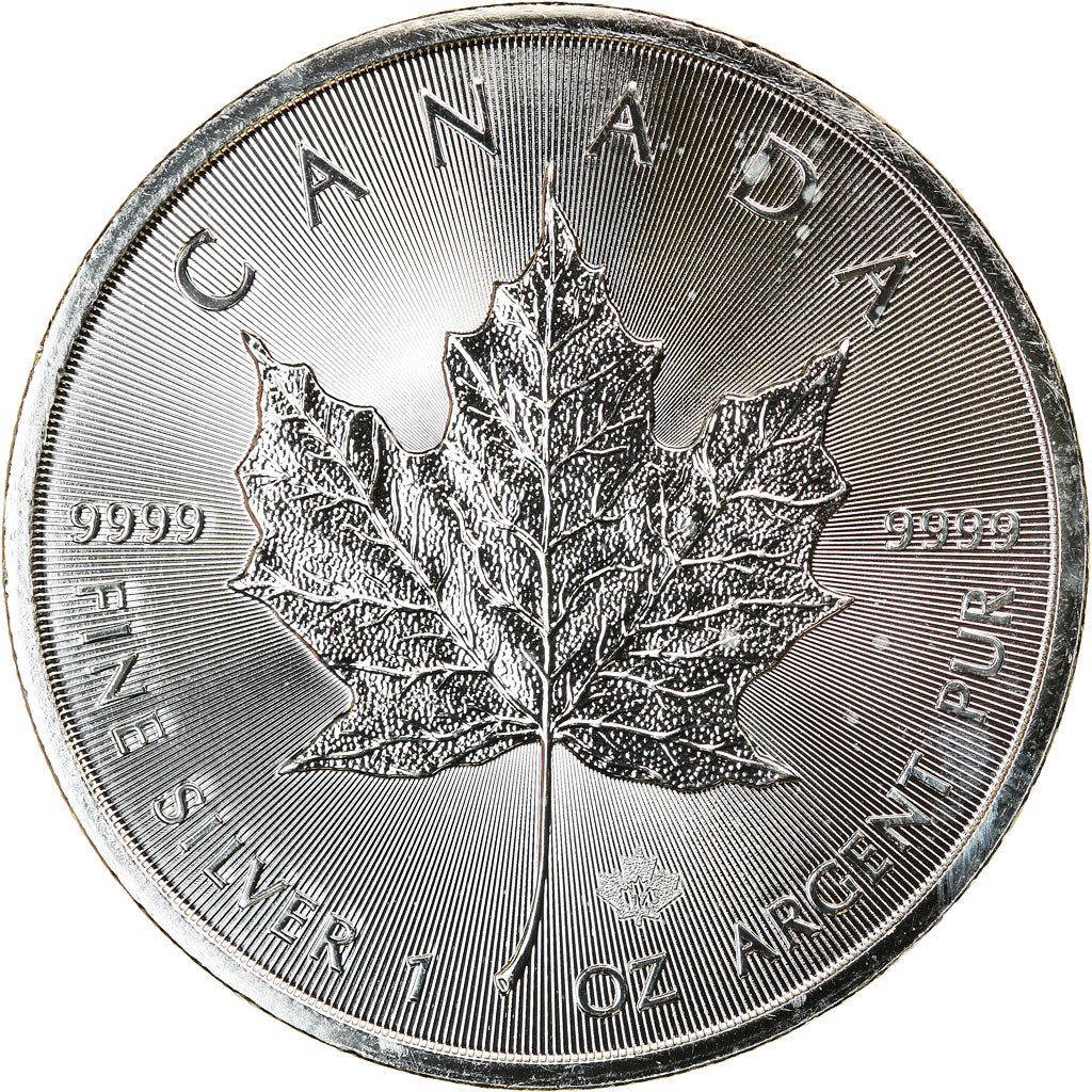 Munten, Canada, Maple Leaf, 5 Dollars, 2017, Bullion, FDC, Zilver, KM:1601