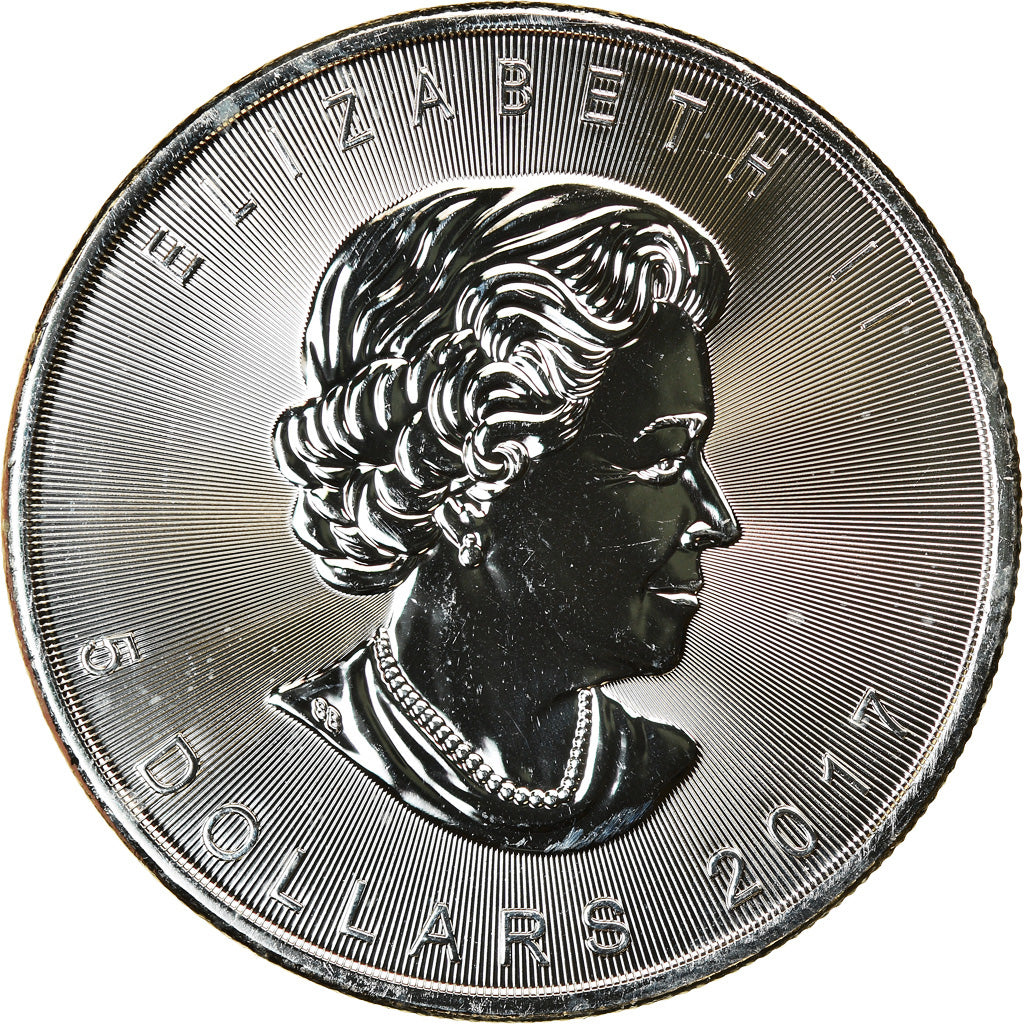 Munten, Canada, Maple Leaf, 5 Dollars, 2017, Bullion, FDC, Zilver, KM:1601