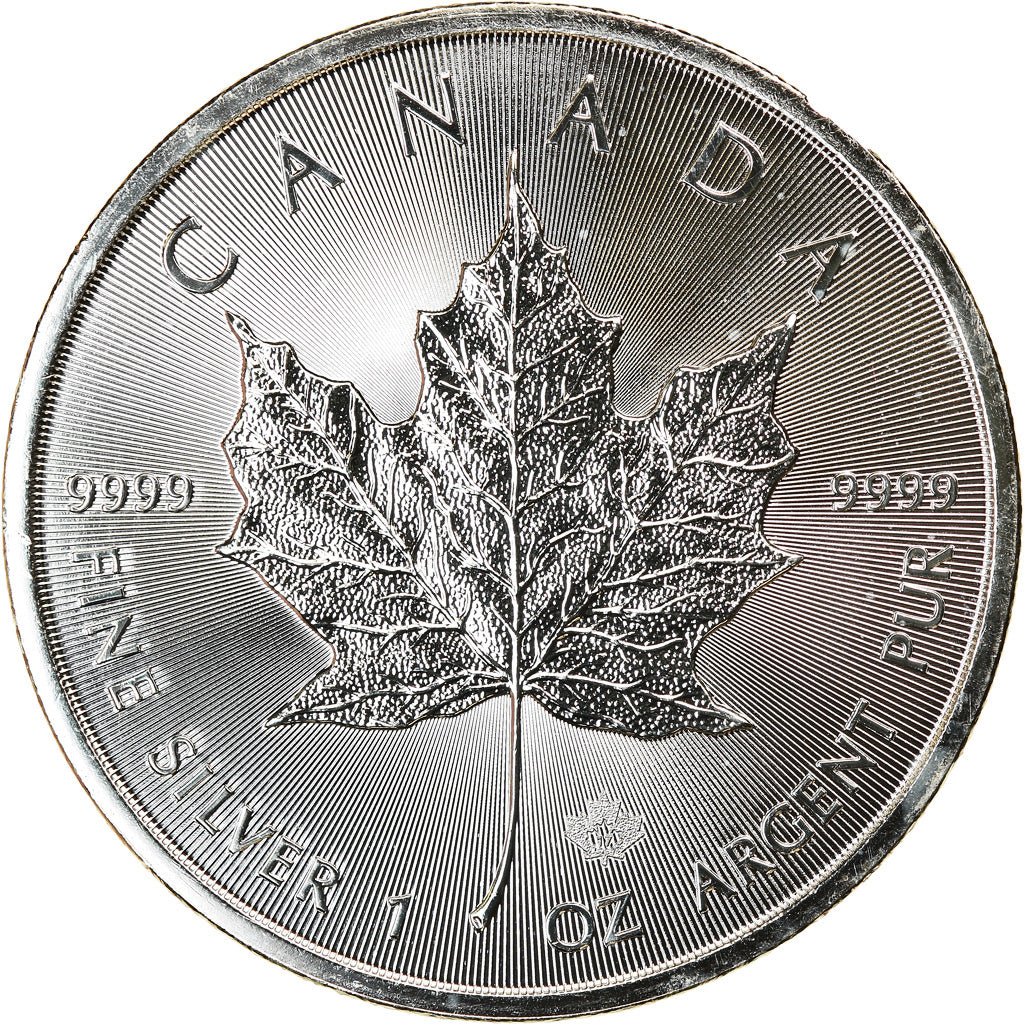 Munten, Canada, Maple Leaf, 5 Dollars, 2017, Bullion, FDC, Zilver, KM:1601