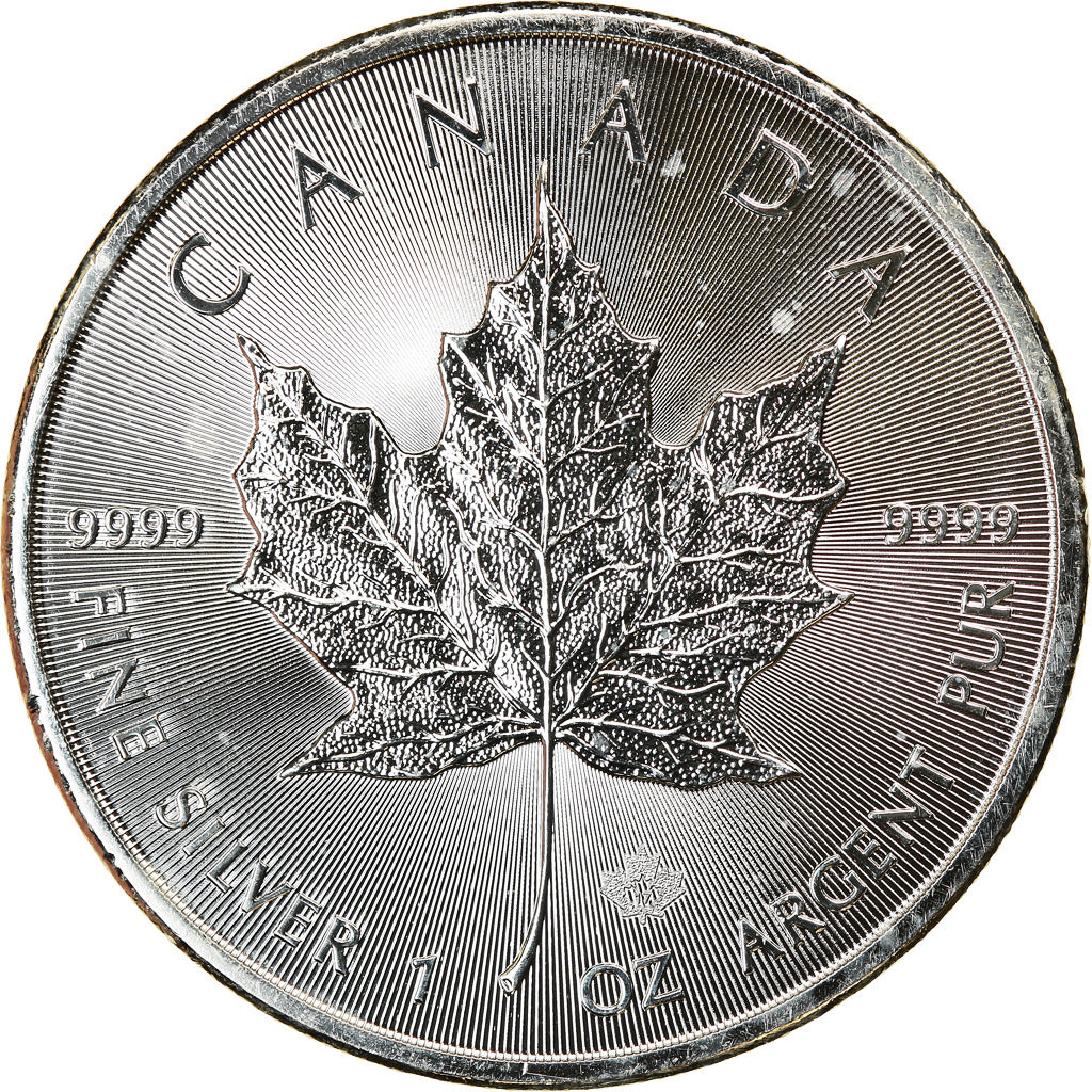 Moneda, Canadá, Maple Leaf, 5 Dollars, 2017, Bullion, FDC, Plata, KM:1601