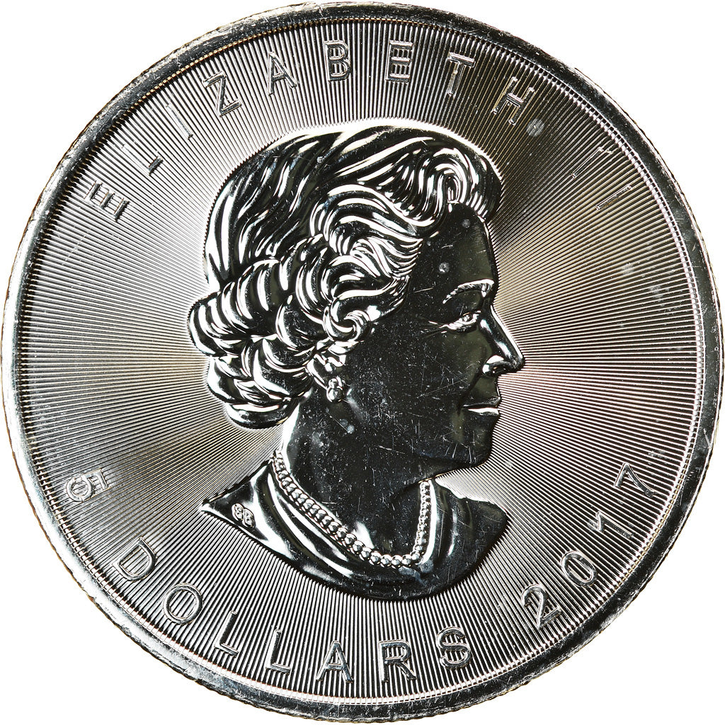 Moneda, Canadá, Maple Leaf, 5 Dollars, 2017, Bullion, FDC, Plata, KM:1601