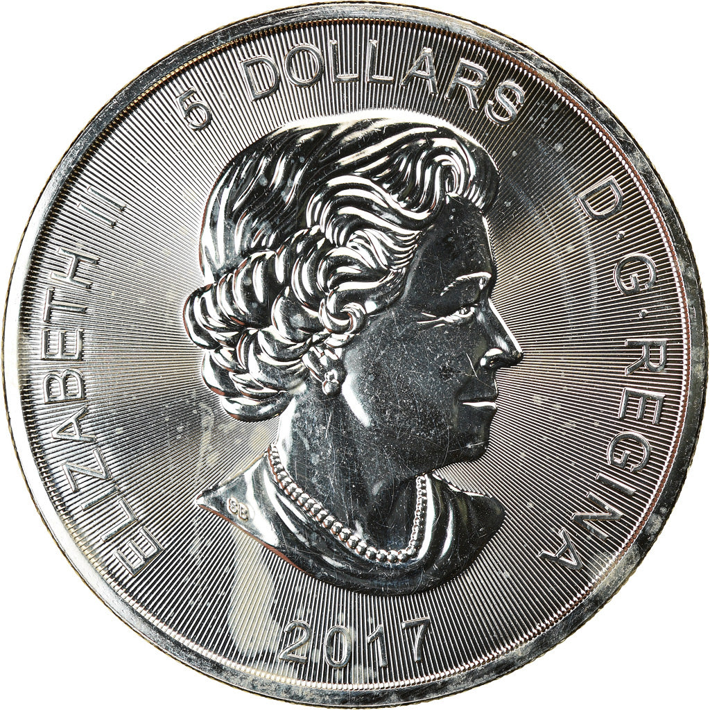 Moneda, Canadá, Lynx, 5 Dollars, 2017, Bullion, FDC, Plata