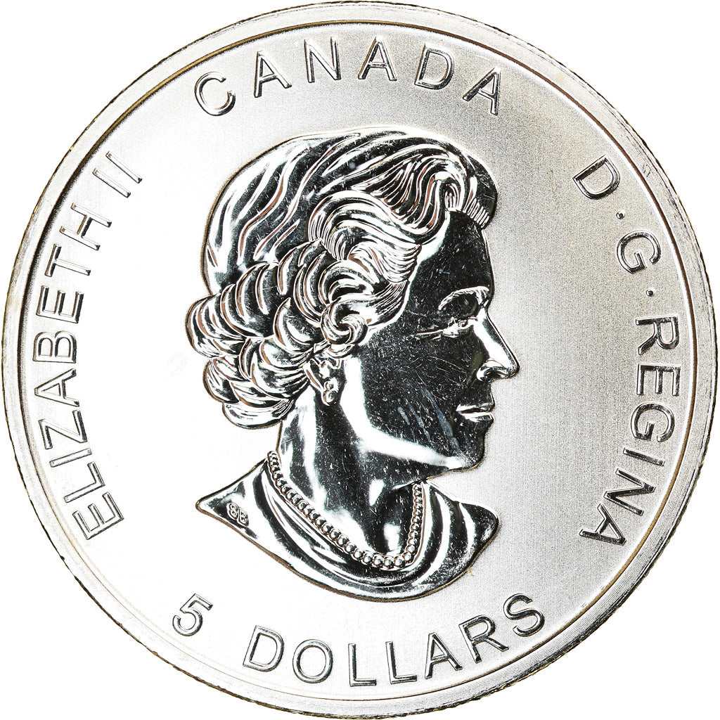 Coin, Canada, Year of the Rooster, 5 Dollars, 2017, Bullion, MS(65-70), Silver