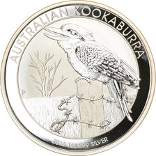 Coin, Australia, Australian Kookaburra, Dollar, 2016, Bullion, MS(65-70), Silver
