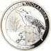 Coin, Australia, Australian Kookaburra, Dollar, 2016, Bullion, MS(65-70), Silver