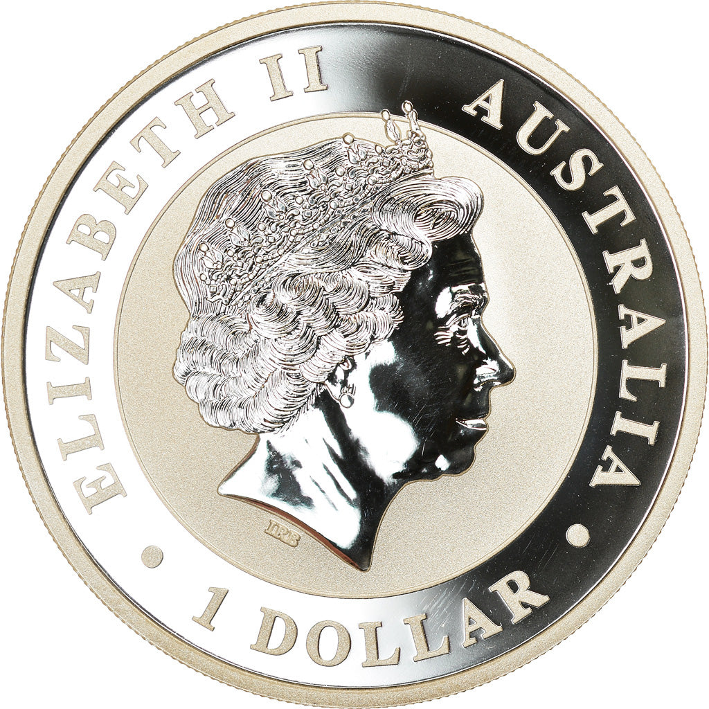 Coin, Australia, Australian Kookaburra, Dollar, 2013, Bullion, MS(65-70), Silver