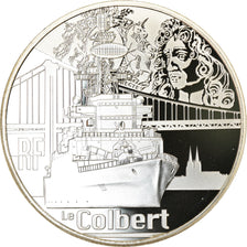 Francia, Monnaie de Paris, 10 Euro, Le Colbert, 2015, Proof, FDC, Plata