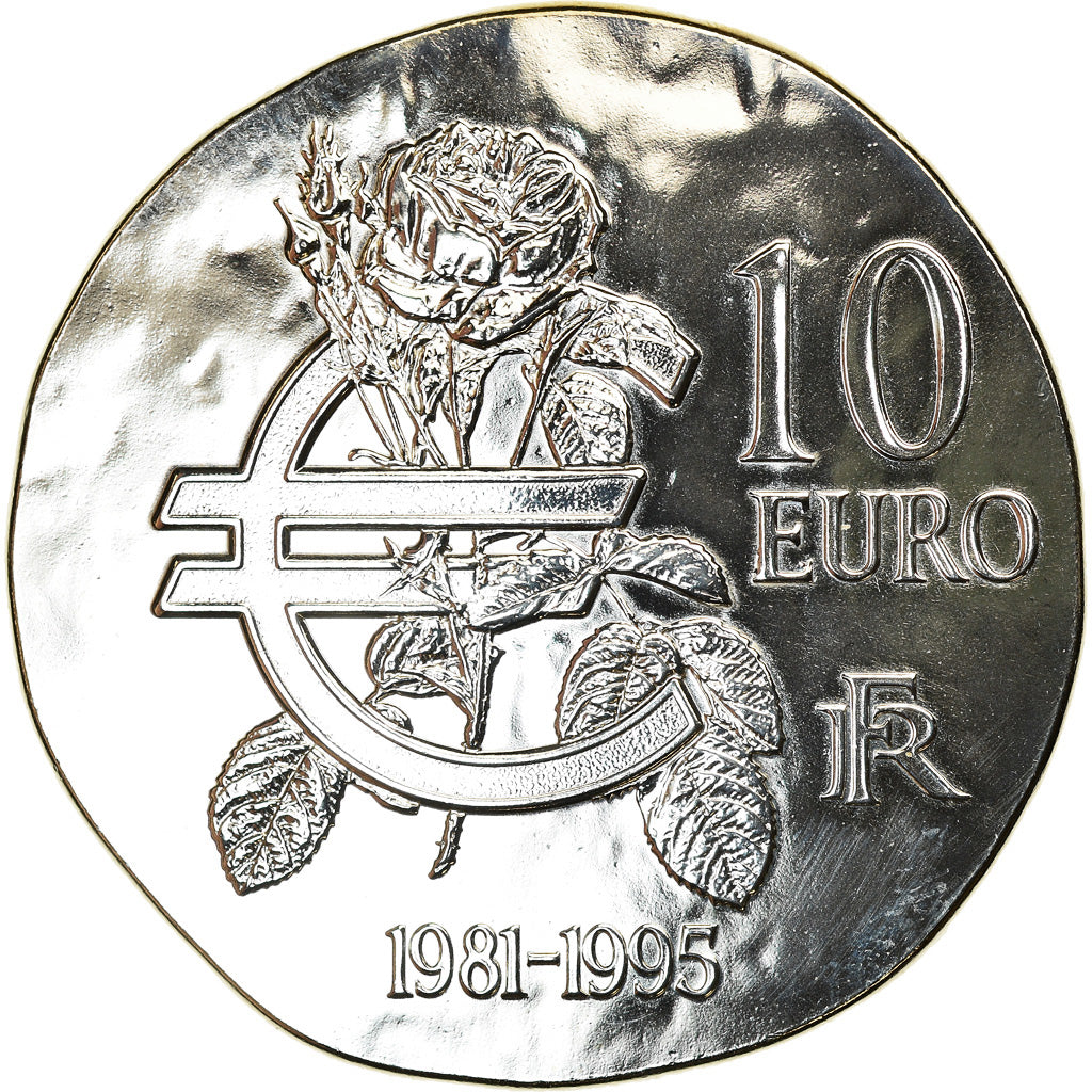 France, Monnaie de Paris, 10 Euro, François Mitterrand, 2015, Proof, MS(65-70)