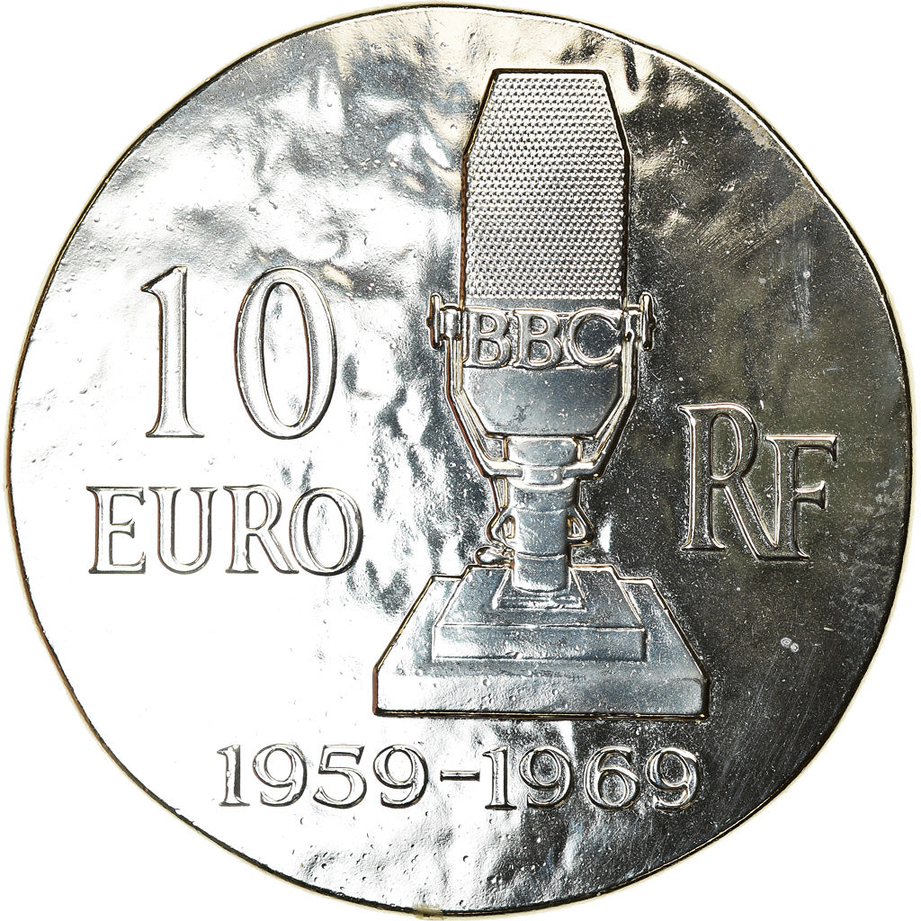 France, Monnaie de Paris, 10 Euro, Charles De Gaulle, 2015, Proof, MS(65-70)