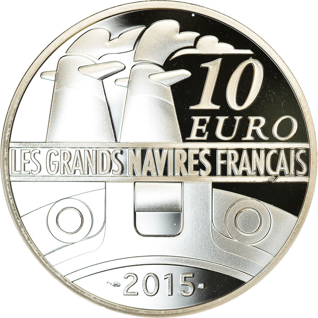 France, Monnaie de Paris, 10 Euro, Gironde, 2015, Proof, FDC, Argent