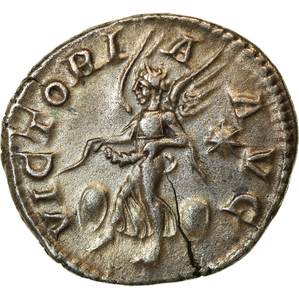 Coin, Elagabalus, Denarius, 220-221, Rome, AU(50-53), Silver, RIC:161