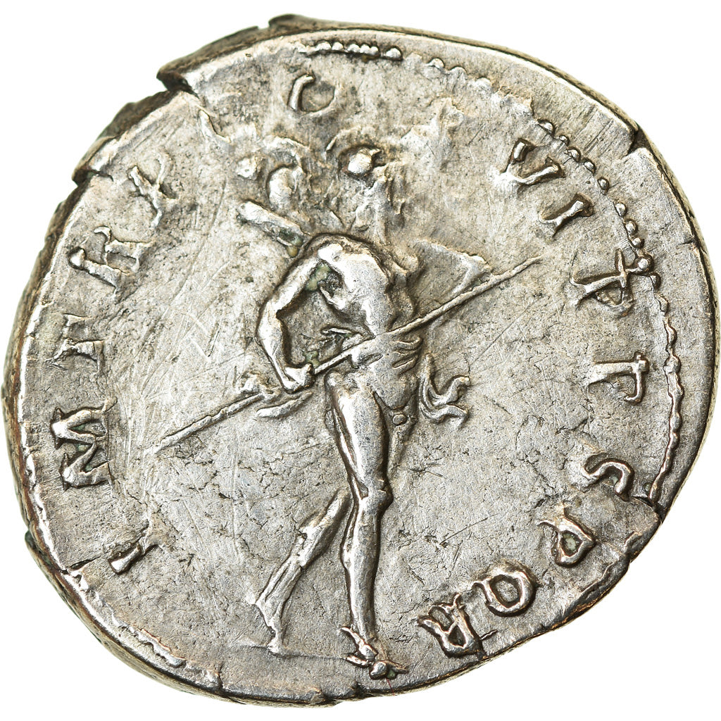 Coin, Trajan, Denarius, 116-117, Rome, AU(50-53), Silver, RIC:331