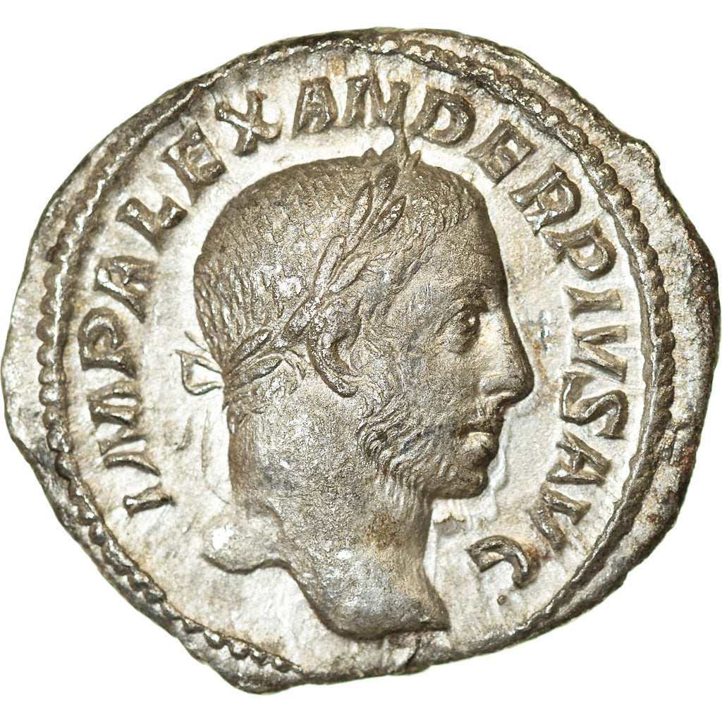 Coin, Severus Alexander, Denarius, AD 232, Rome, AU(50-53), Silver, RIC:250
