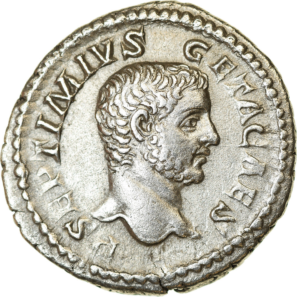 Moneda, Geta, Denarius, 208, Rome, MBC+, Plata, RIC:59b