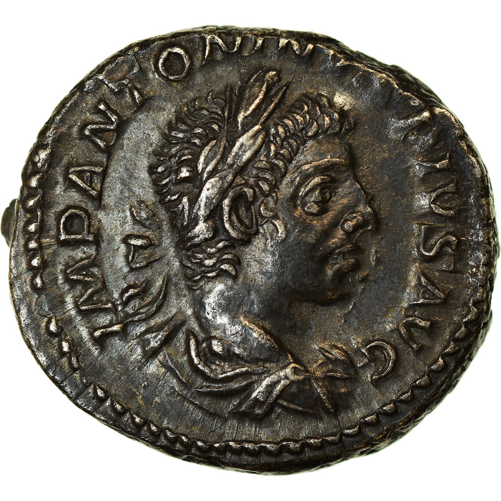 Coin, Elagabalus, Denarius, 221, Rome, AU(55-58), Silver, RIC:2