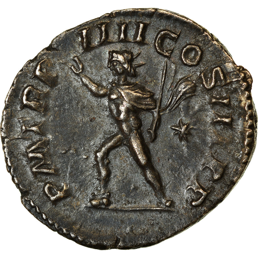 Coin, Elagabalus, Denarius, 221, Rome, AU(55-58), Silver, RIC:2