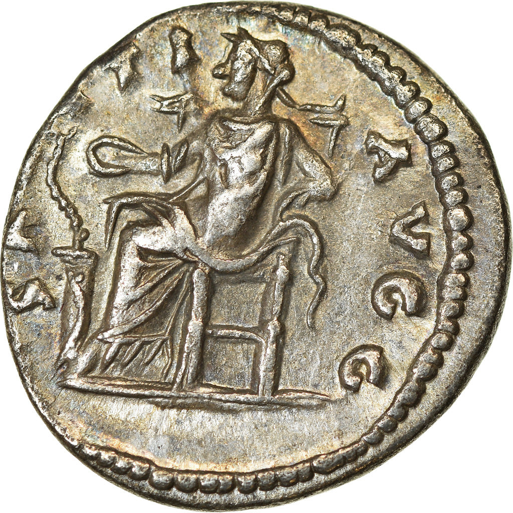 Coin, Septimius Severus, Denarius, 197-198, Rome, AU(50-53), Silver, RIC:119a