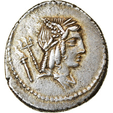 Coin, Julia, Denarius, 85 BC, Rome, AU(50-53), Silver, Crawford:352/1c