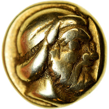 Coin, Lesbos, Mytilene, Hekte, 454-428/7 BC, EF(40-45), Electrum, HGC:6-963var