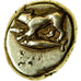 Moneta, Myzja, Kyzikos, Hemihekte - 1/12 Stater, 550-450 BC, EF(40-45), Elektrum