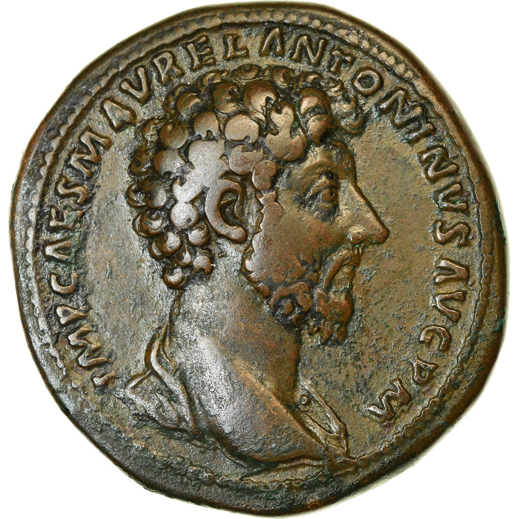 Coin, Antoninus Pius, Sestertius, 161-162, Rome, EF(40-45), Bronze, RIC:795