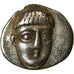 Moneda, Campania, Phistelia, Obol, 310-300 BC, MBC+, Plata, HN Italy:613