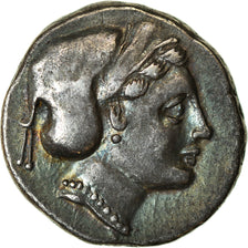 Coin, Corinthia, Corinth, Drachm, 350-300 BC, AU(50-53), Silver