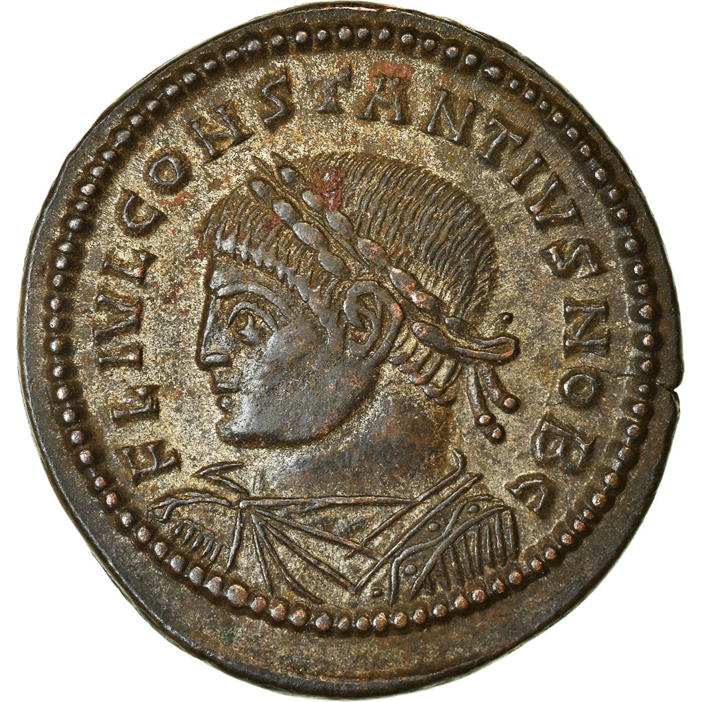 Monnaie, Constance II, Follis, 327, Arles, SUP, Bronze, RIC:312