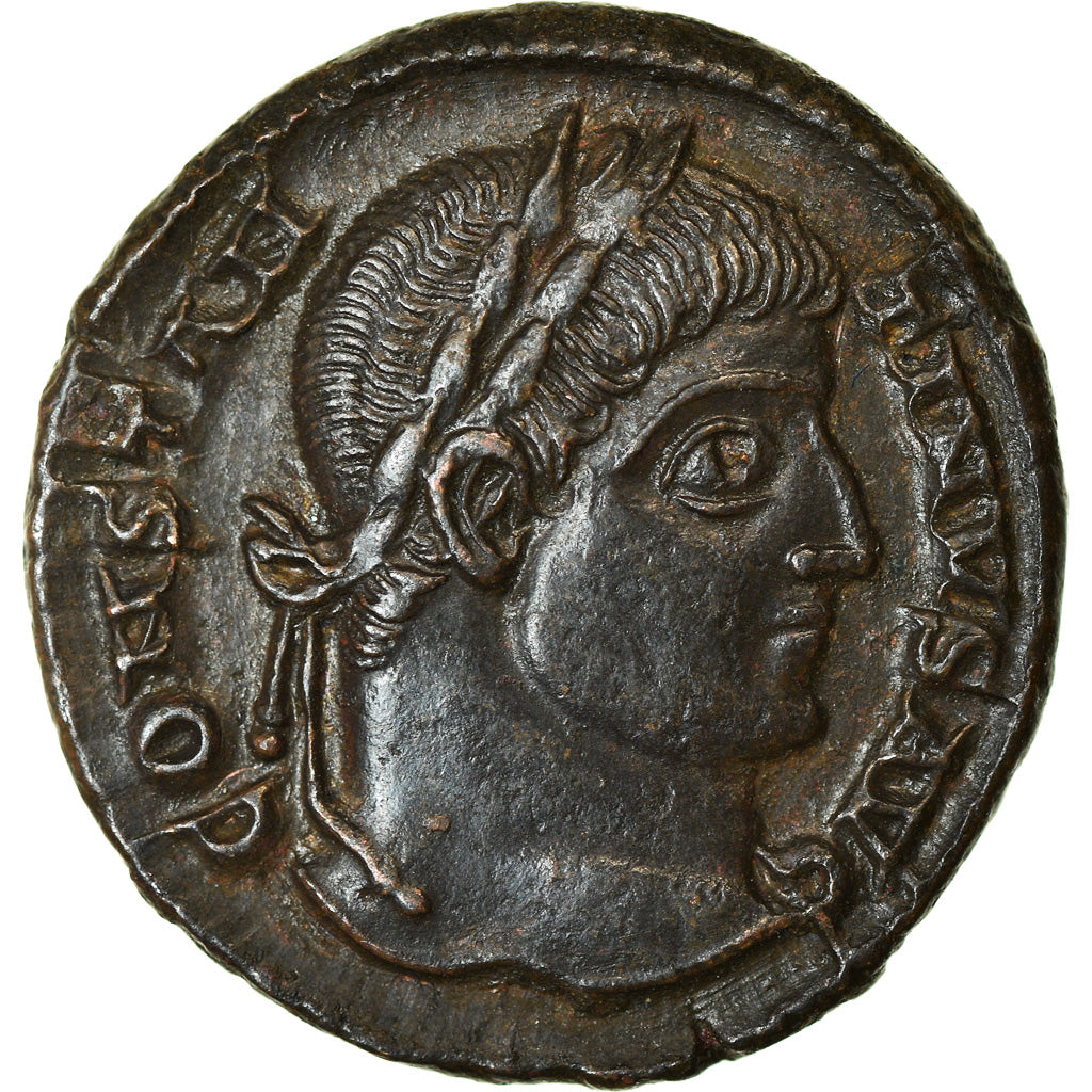 Coin, Constantine I, Follis, 321-324, Siscia, AU(55-58), Bronze, RIC:180