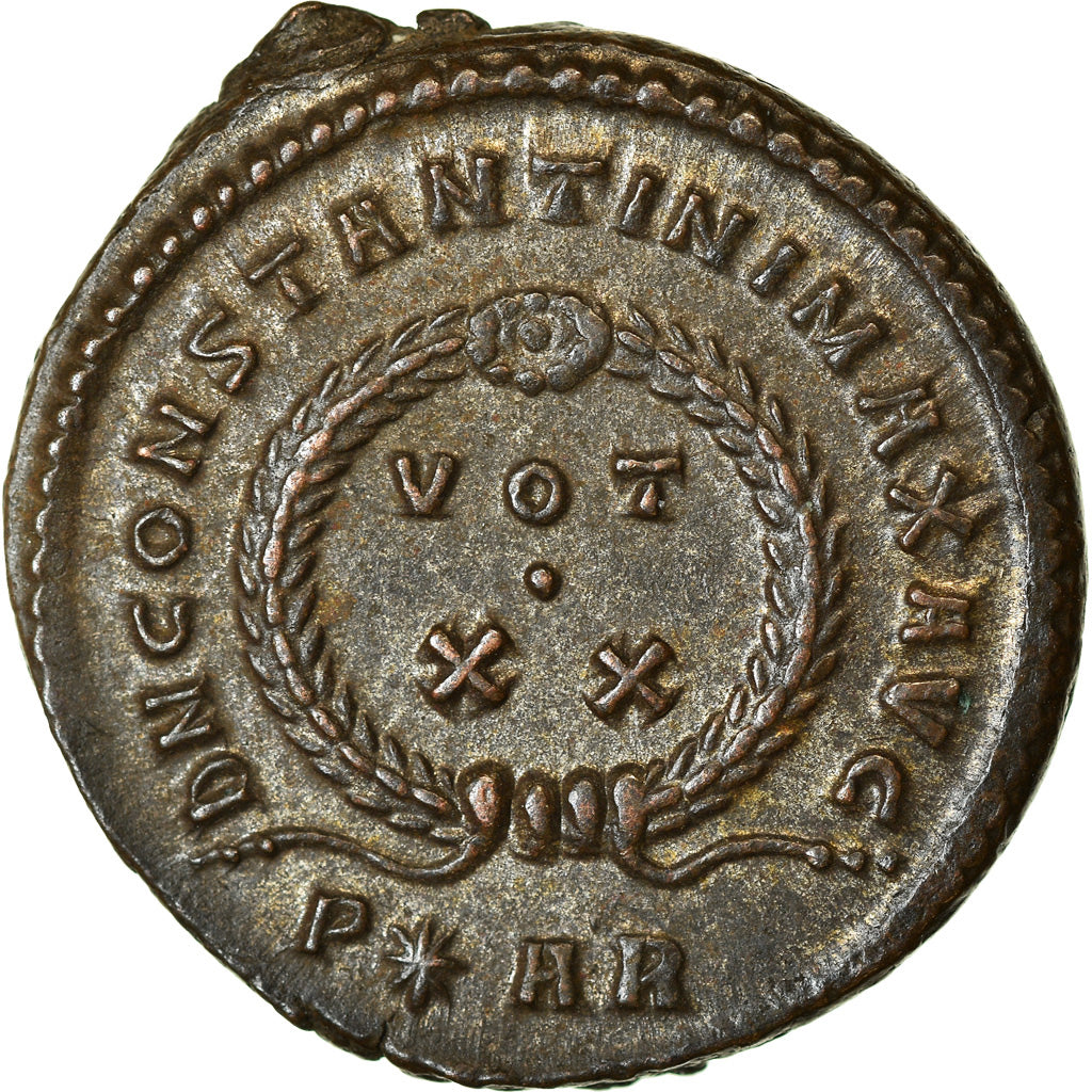 Coin, Constantine I, Follis, 322-323, Arles, AU(55-58), Bronze, RIC:252
