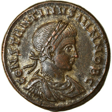 Coin, Constantine II, Follis, 321, Aquileia, AU(55-58), Bronze, RIC:101