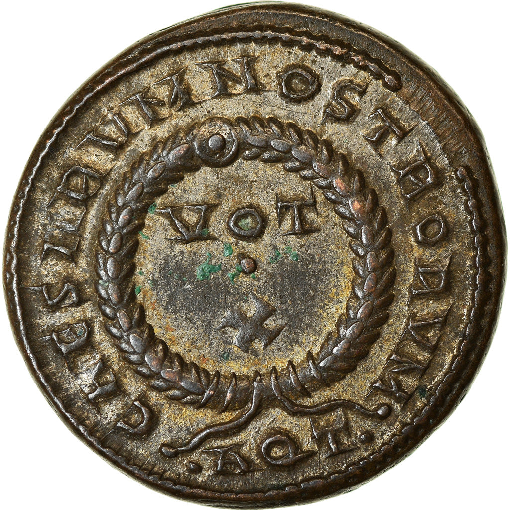 Coin, Constantine II, Follis, 321, Aquileia, AU(55-58), Bronze, RIC:101