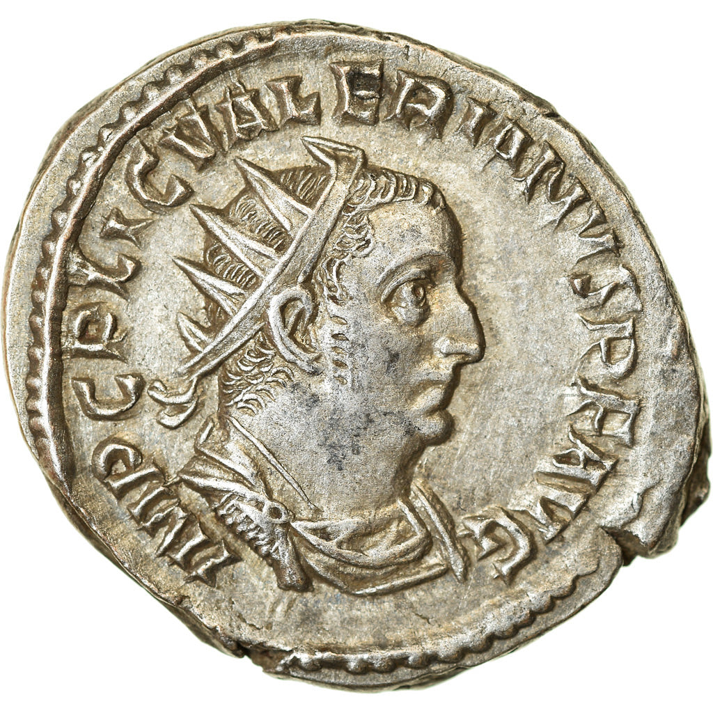Coin, Valerian I, Antoninianus, 254-256, Rome, AU(55-58), Billon, RIC:73
