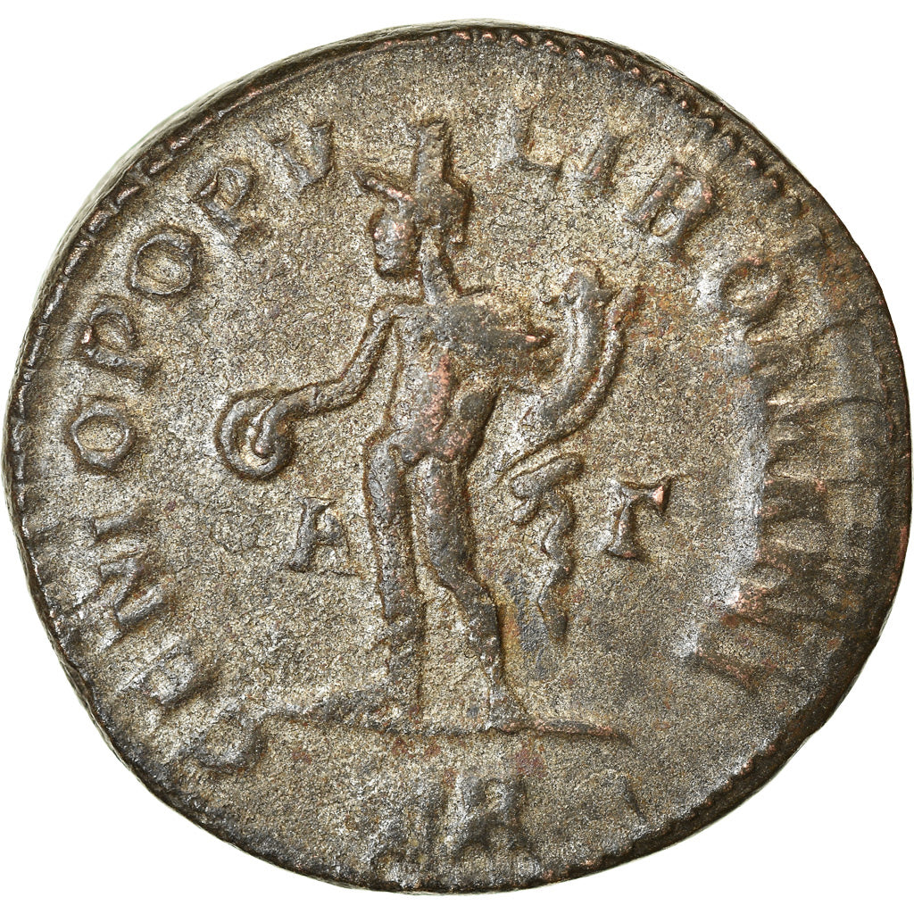 Coin, Constantius I, Follis, 296-297, Trier, AU(55-58), Billon, RIC:213a