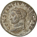 Coin, Constantius I, Follis, 296-297, Trier, AU(50-53), Billon, RIC:220a