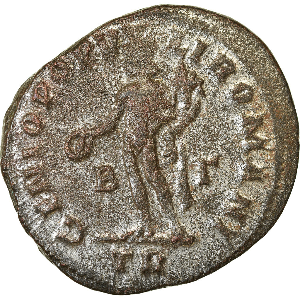 Moneda, Maximianus, Follis, 296-297, Trier, MBC+, Vellón, RIC:170b
