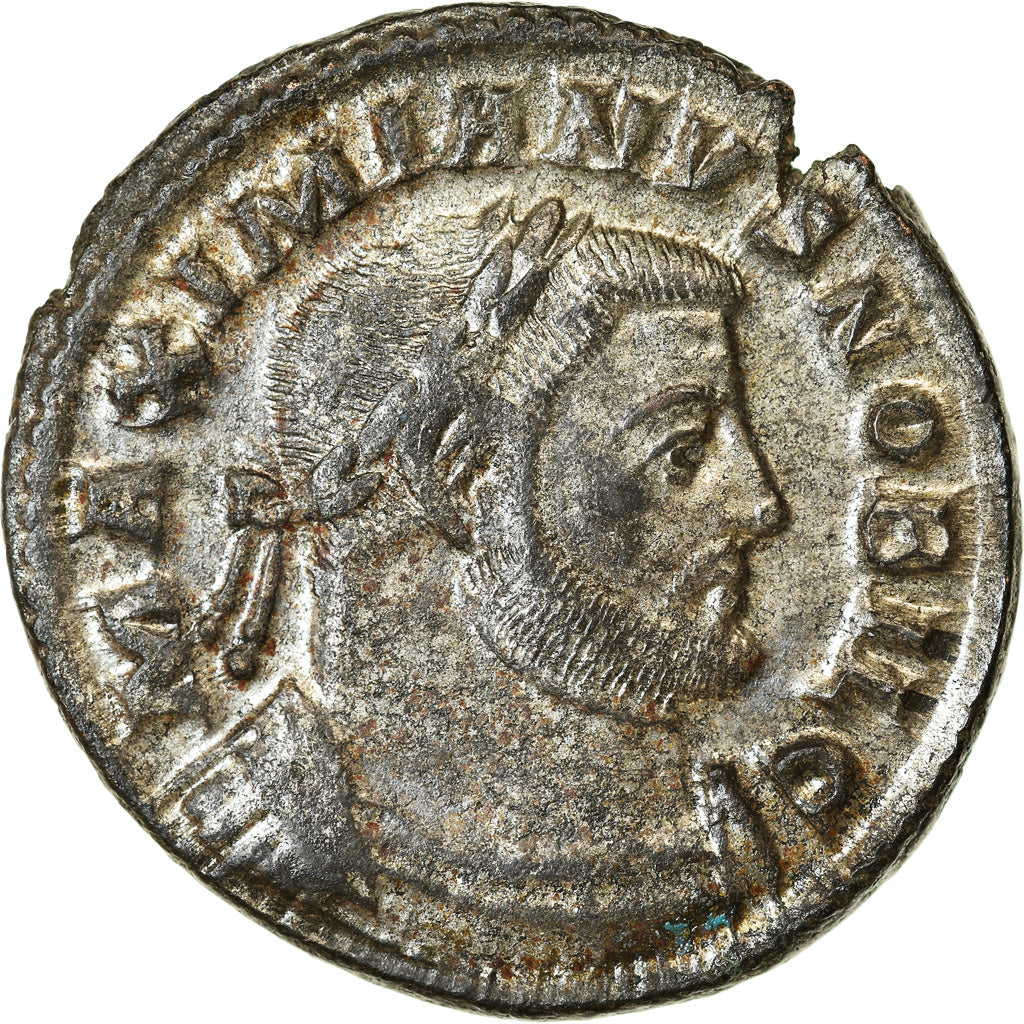 Munten, Galei, Follis, 303-305, Trier, ZF+, Bronze, RIC:594b
