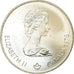 Moneda, Canadá, Elizabeth II, Olympic flame, 5 Dollars, 1976, EBC+, Plata