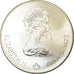 Moneda, Canadá, Elizabeth II, Platform Diver, 5 Dollars, 1975, EBC+, Plata