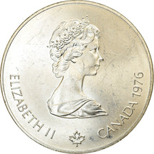 Coin, Canada, Elizabeth II, Fencing, 5 Dollars, 1976, MS(60-62), Silver, KM:107
