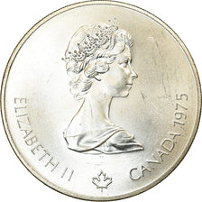 Coin, Canada, Elizabeth II, Javelin, 5 Dollars, 1975, MS(63), Silver, KM:99