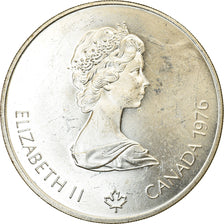 Coin, Canada, Elizabeth II, Olympic village, 5 Dollars, 1976, MS(60-62), Silver