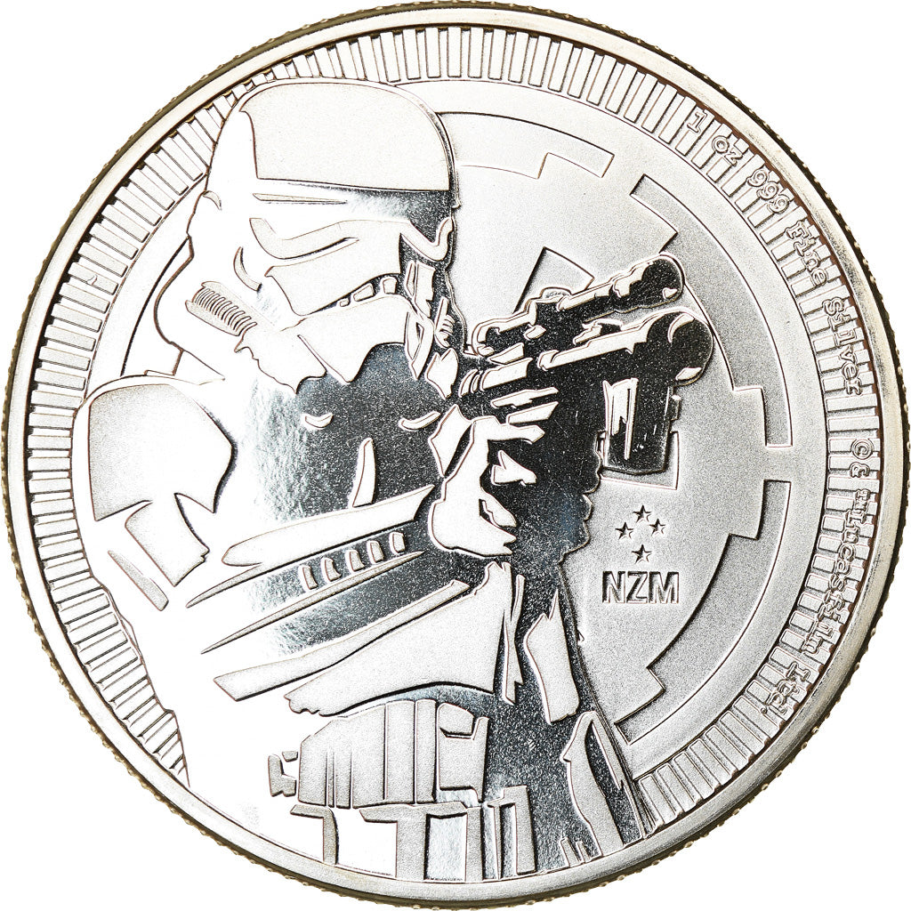 Moneda, Niue, Starwars - Stormtrooper, 2 Dollars, 2018, FDC, Plata