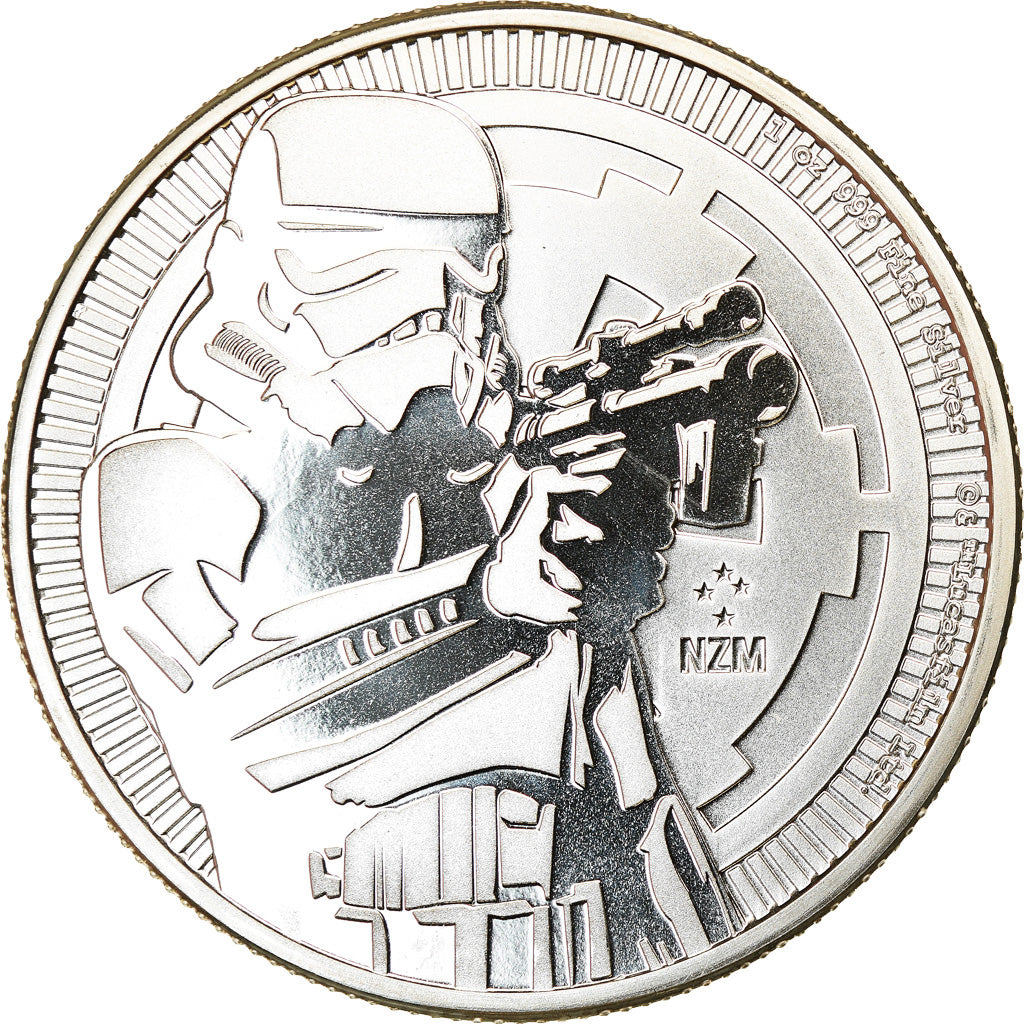 Monnaie, Niue, Starwars - Stormtrooper, 2 Dollars, 2018, FDC, Argent