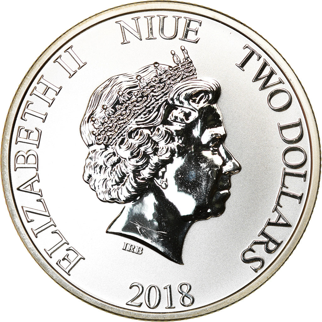 Monnaie, Niue, Starwars - Stormtrooper, 2 Dollars, 2018, FDC, Argent