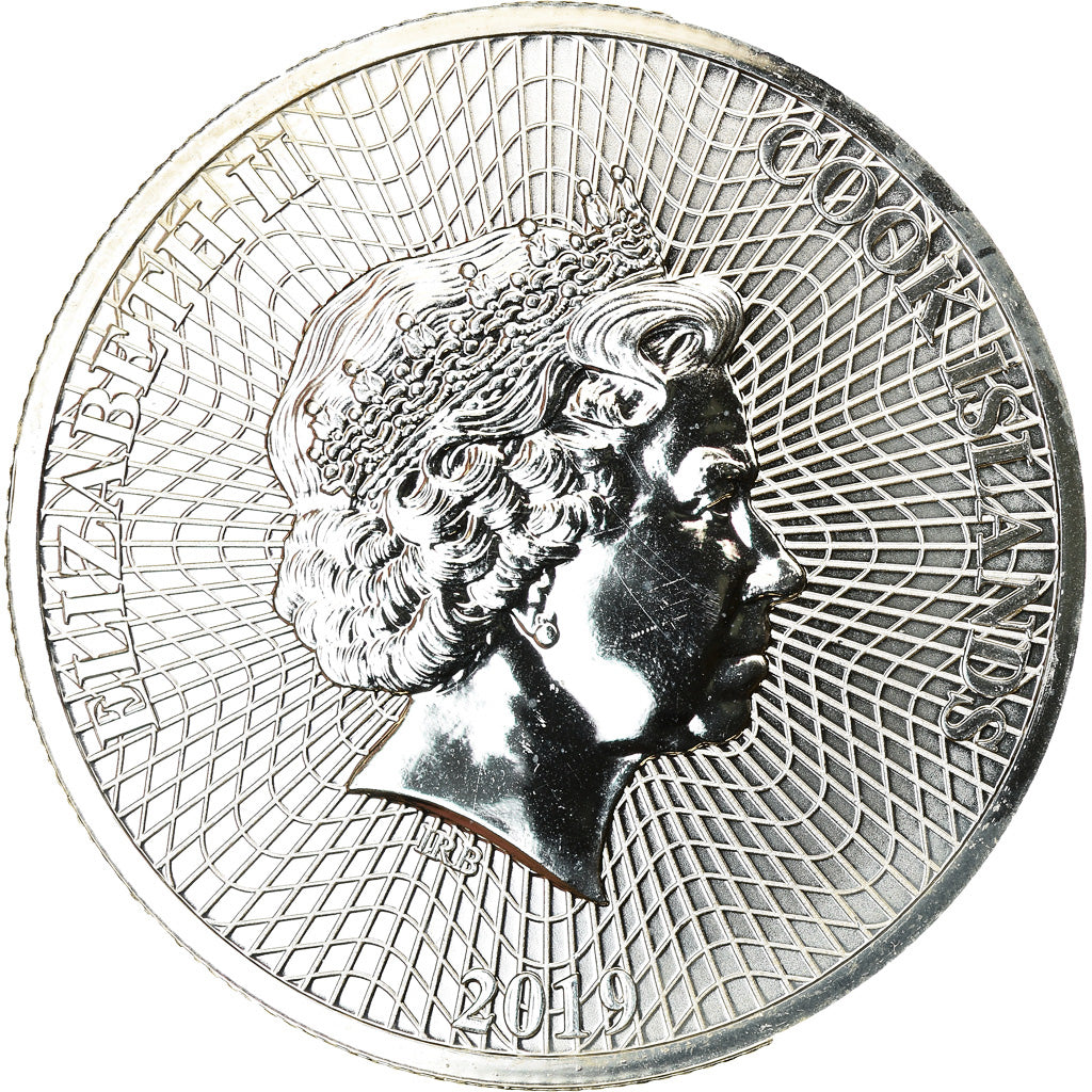 Coin, Cook Islands, Silver Star, 1 Dollar, 1 Oz, 2019, MS(65-70), Silver