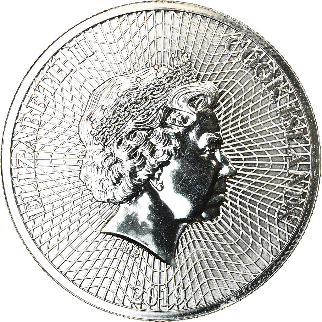 Coin, Cook Islands, Silver Star, 1 Dollar, 1 Oz, 2019, MS(65-70), Silver