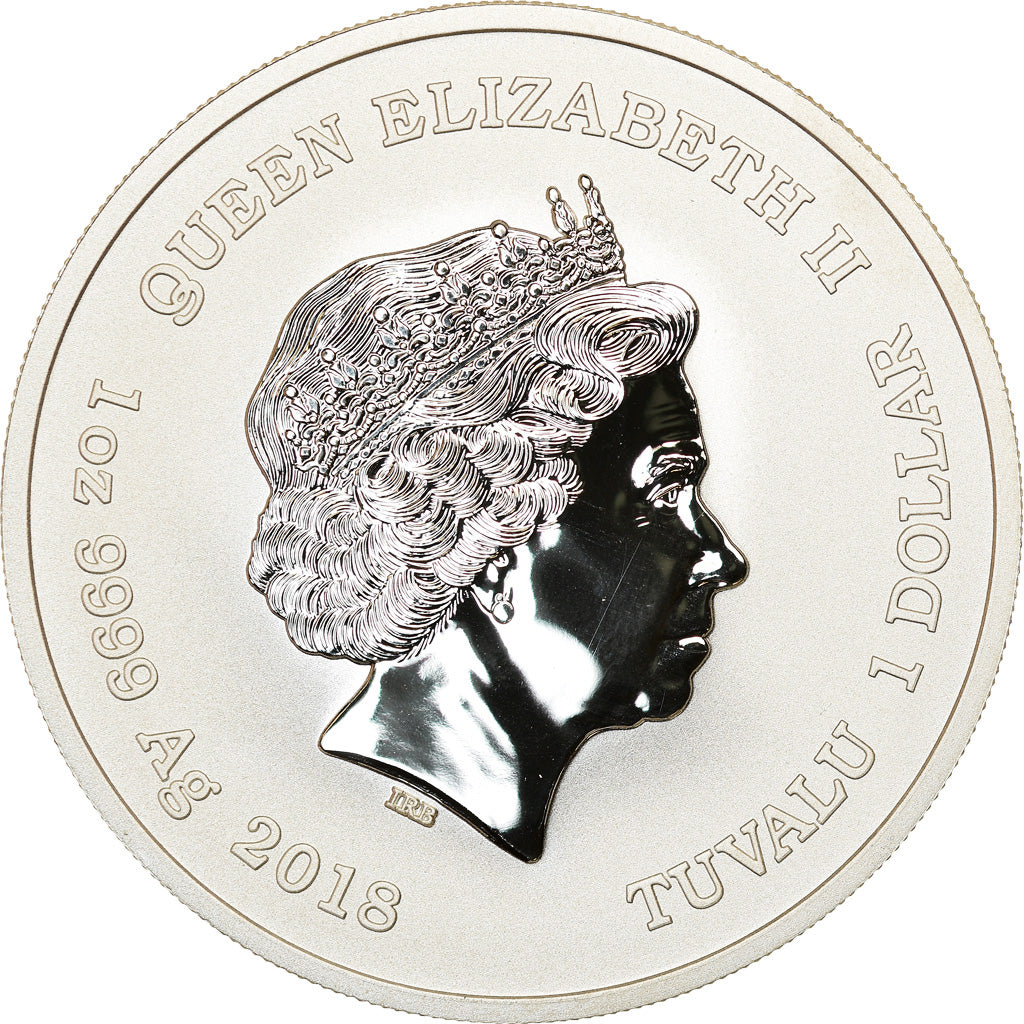 Moneda, Tuvalu, Iron Man, 1 Dollar, 1 Oz, 2018, FDC, Plata